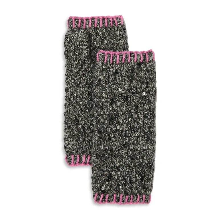 Cashmere Tweeded Sequins Gloves
