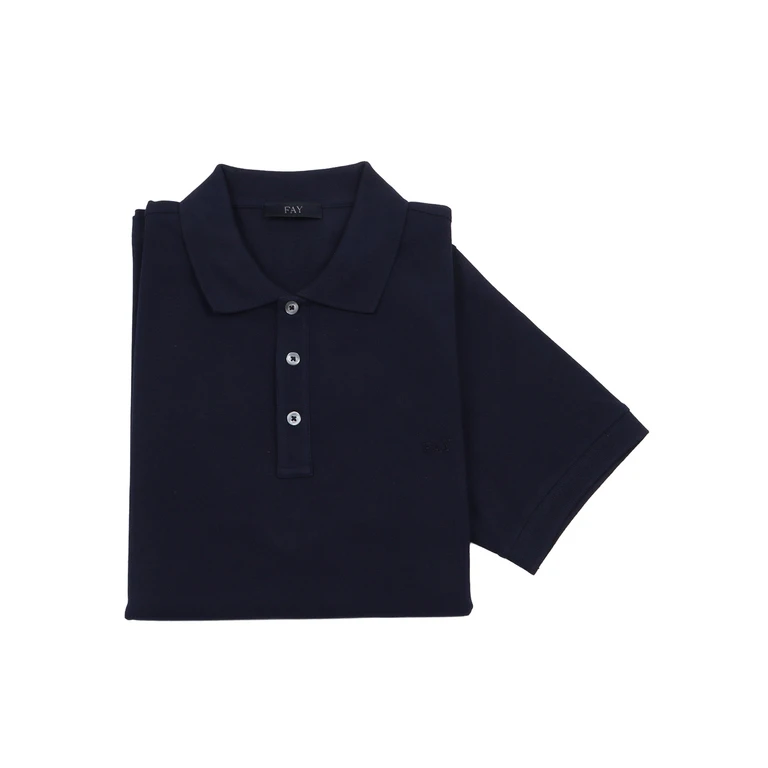 Fay Piquet Stretch Polo