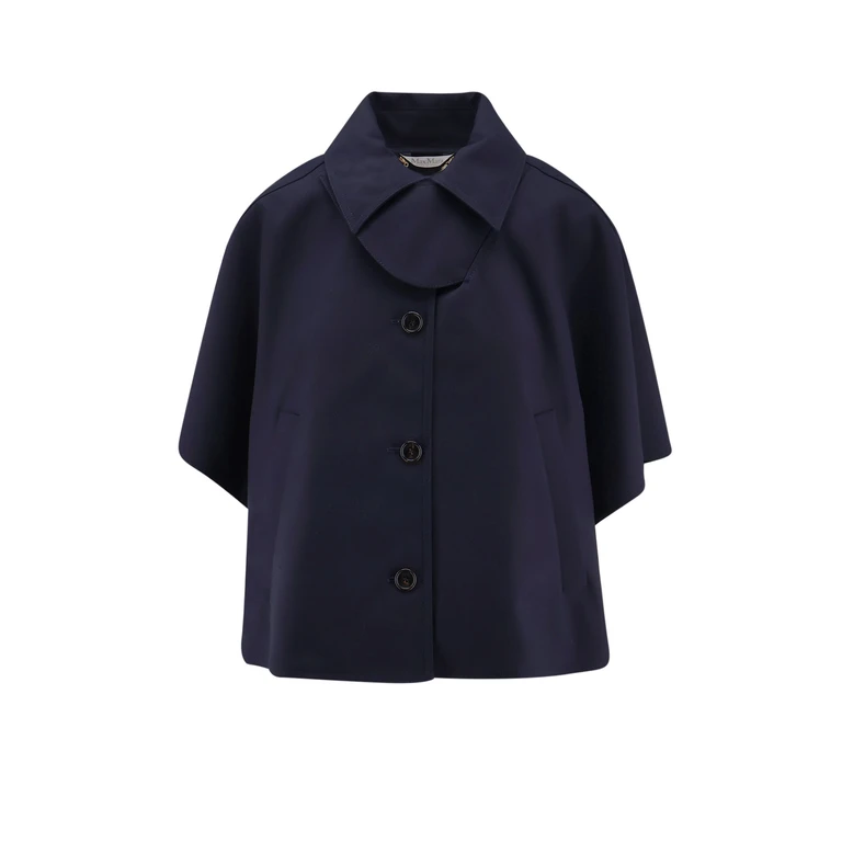 Max Mara Jackets Blu Marino Cotone - Women