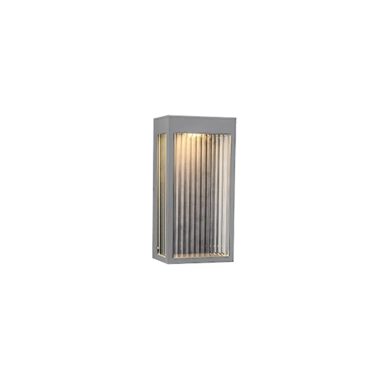 Avenue Outdoor LED Wall Sconce in Silver