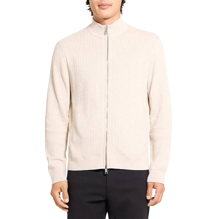Theory Walton Textured Sweater Jacket