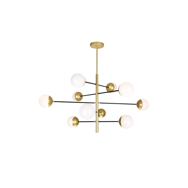Medallion Gold LED Chandelier from the Compass Collection