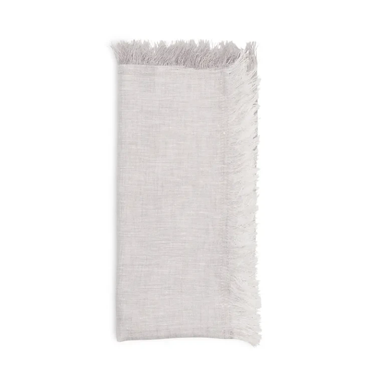 Kim Seybert Chambray Fringe Napkin