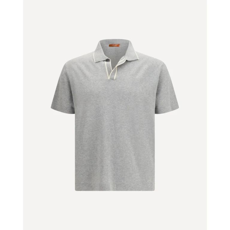 Cruna Knitted Polo with short sleeves