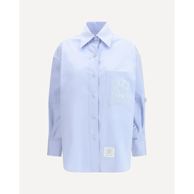 THOM BROWNE Oversized cotton Shirt Female 42