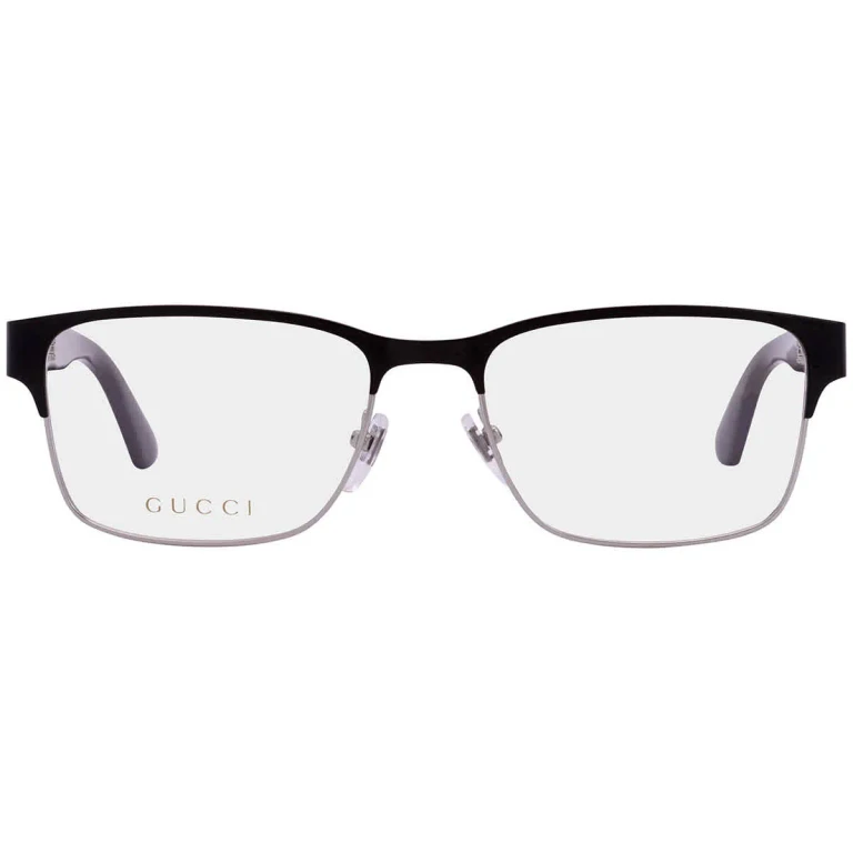 Gucci Demo Rectangular Mens Eyeglasses GG0750O 001 56