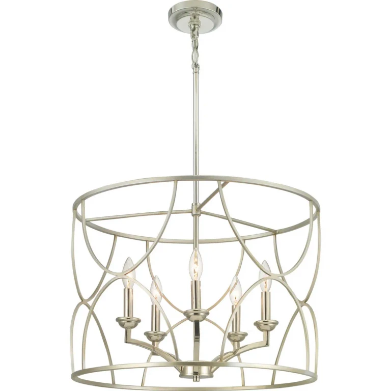 Silver Ridge Five Light Chandelier from the Landree Collection