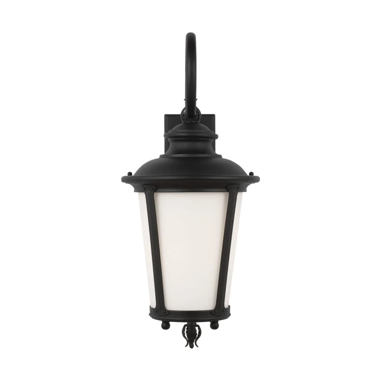 Sea Gull Cape May Outdoor Wall Light in Black - 88242-12