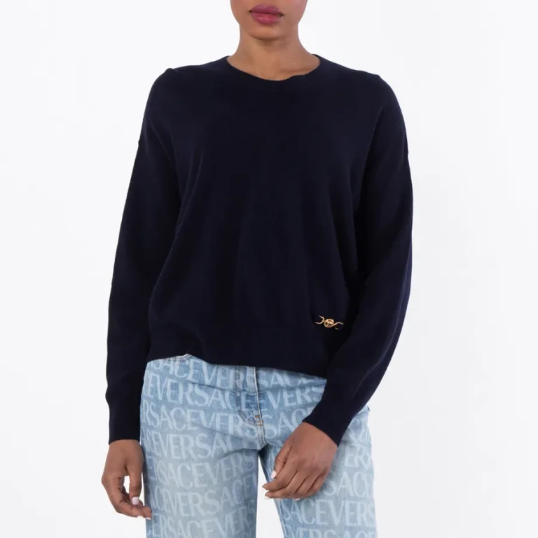Versace Medusa 95 Cashmere-Blend Boxy Sweater