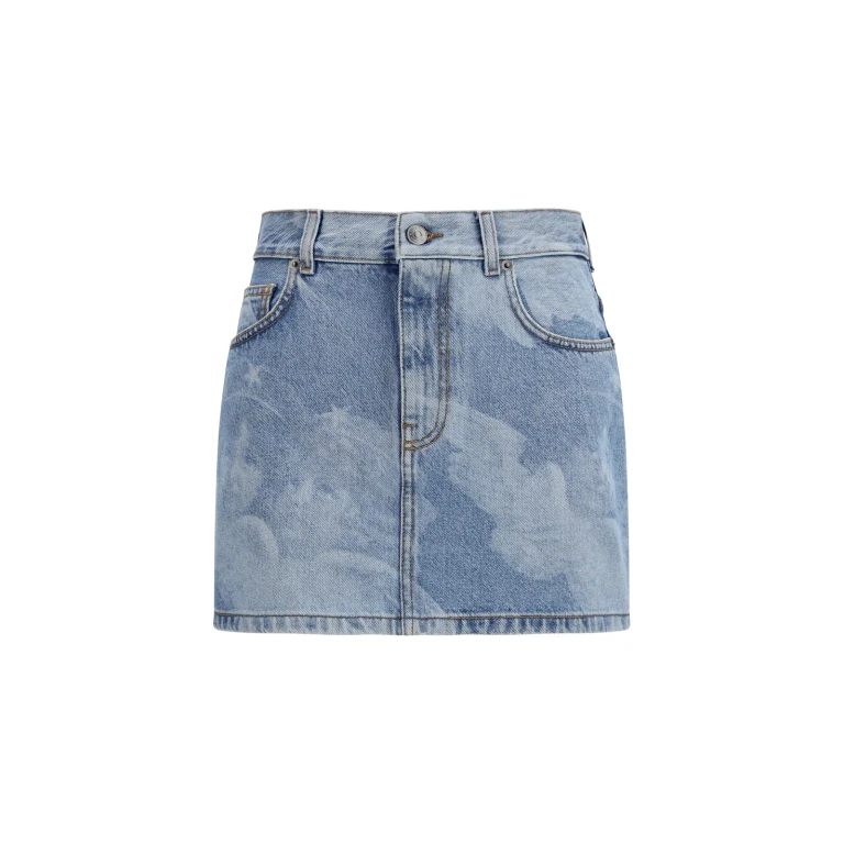 Skirt Woman color Blue (W26SSDSK005DN03DN02)