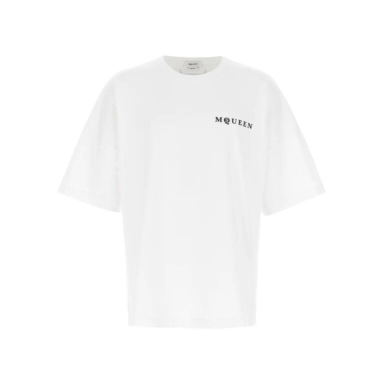 Alexander McQueen Bicolor Cotton T-Shirt - Men