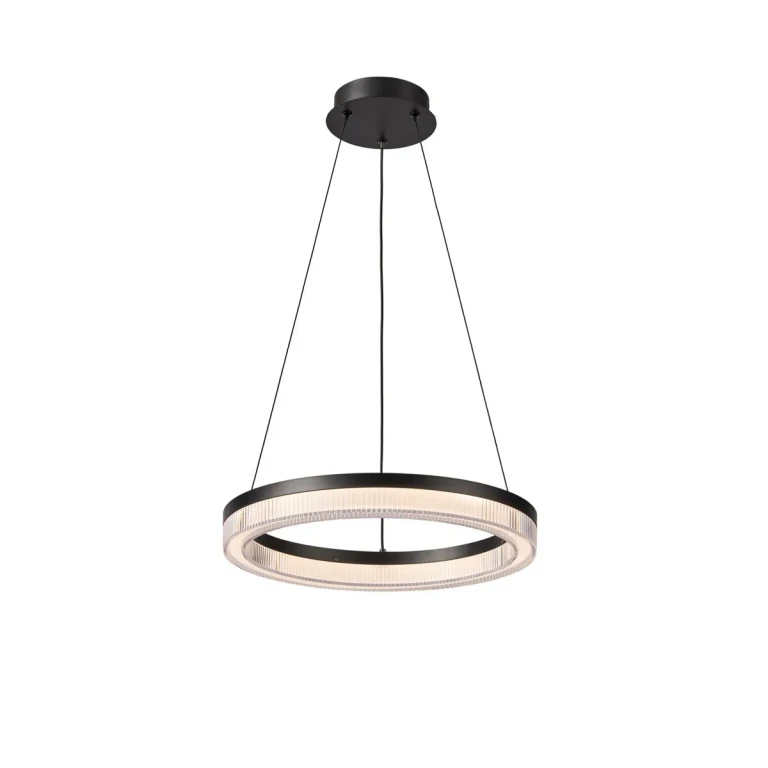 Black LED Pendant from the Ari Collection