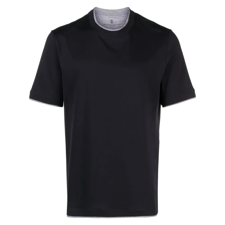 Brunello Cucinelli Layered-effect Cotton T-shirt
