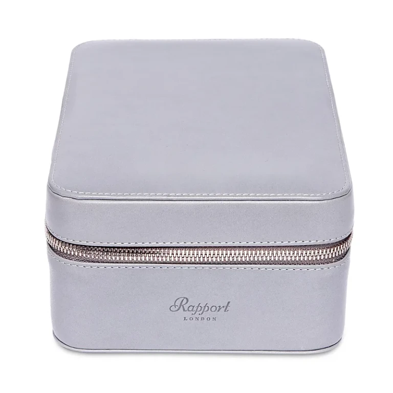 Rapport London Hyde Park Four Watch Leather Zip Case