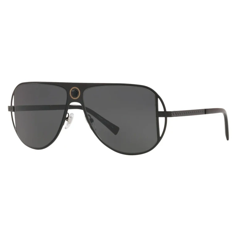 Versace Grey Pilot Mens Sunglasses VE2212 100987 57