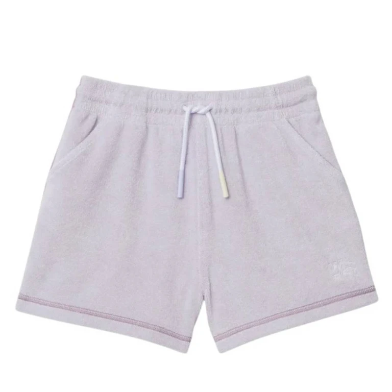 Burberry Kids Nadine EKD Cotton-Blend Shorts