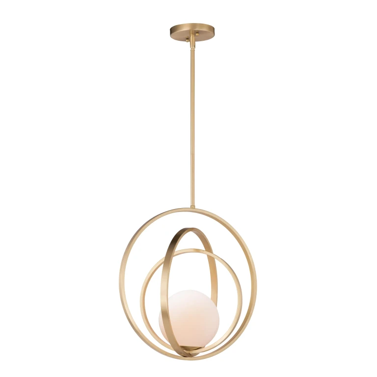 Maxim Coronet Pendant Light in Satin Brass - 26054SWSBR