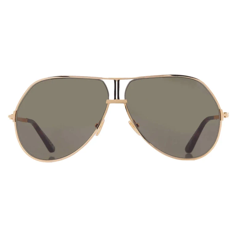 Tom Ford Rickie-02 Green Pilot Mens Sunglasses FT1281 30N 63