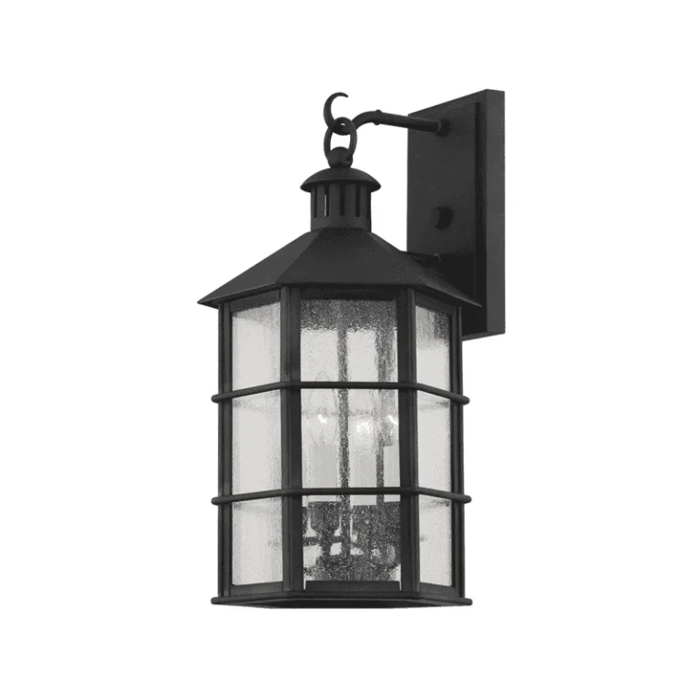 Troy Lake County 4-Light Wall Sconce in French Iron