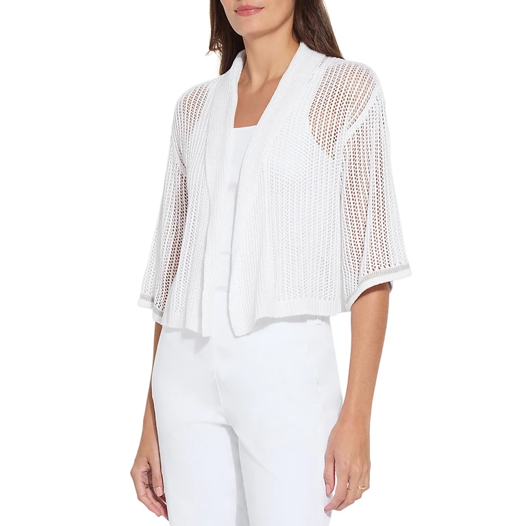 Lysse Plus Elera Mesh Cardigan
