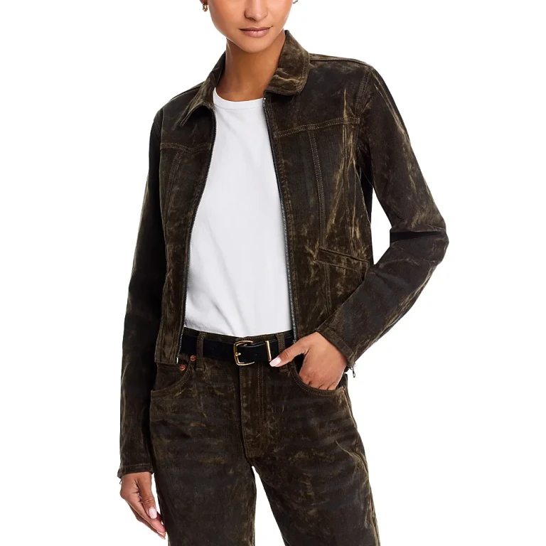 Re/Done Slim Zip Jacket