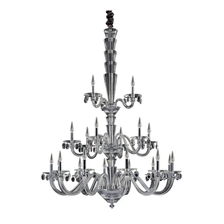 Fanshawe 21-Light Modern Chandelier in Chrome
