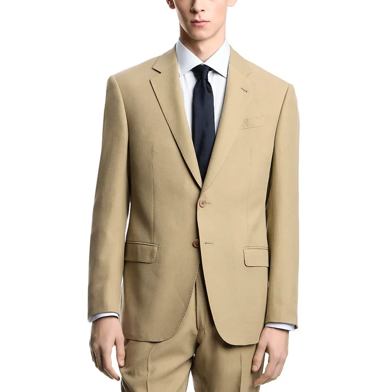 Emporio Armani Regular Fit Micro Ribbed Blazer
