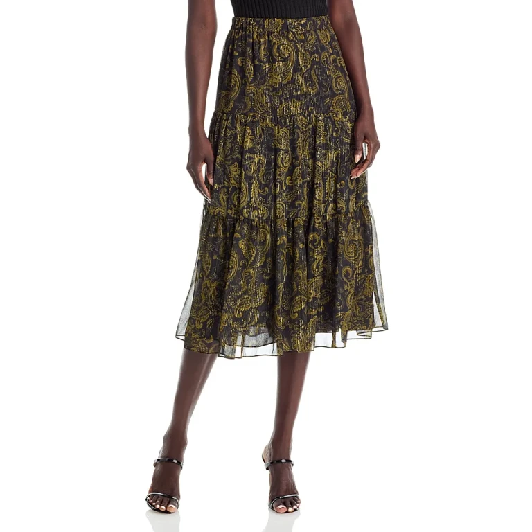 Michael Kors Paisley Midi Skirt
