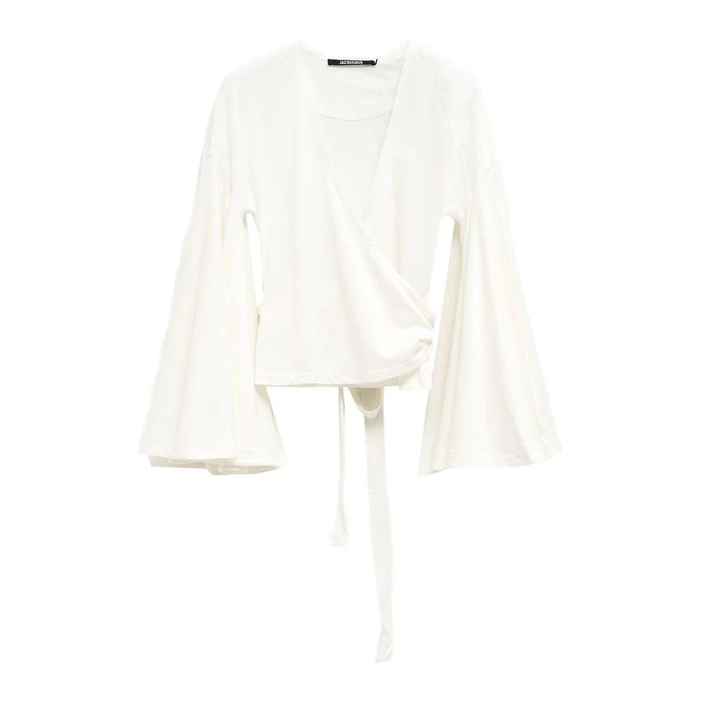 Jacquemus Long-sleeved Tie Blouse