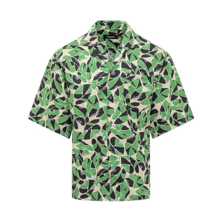 Dsquared2 男士黑色衬衫