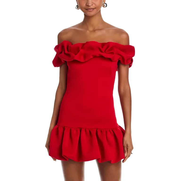 Azari Off-the-Shoulder Mini Dress