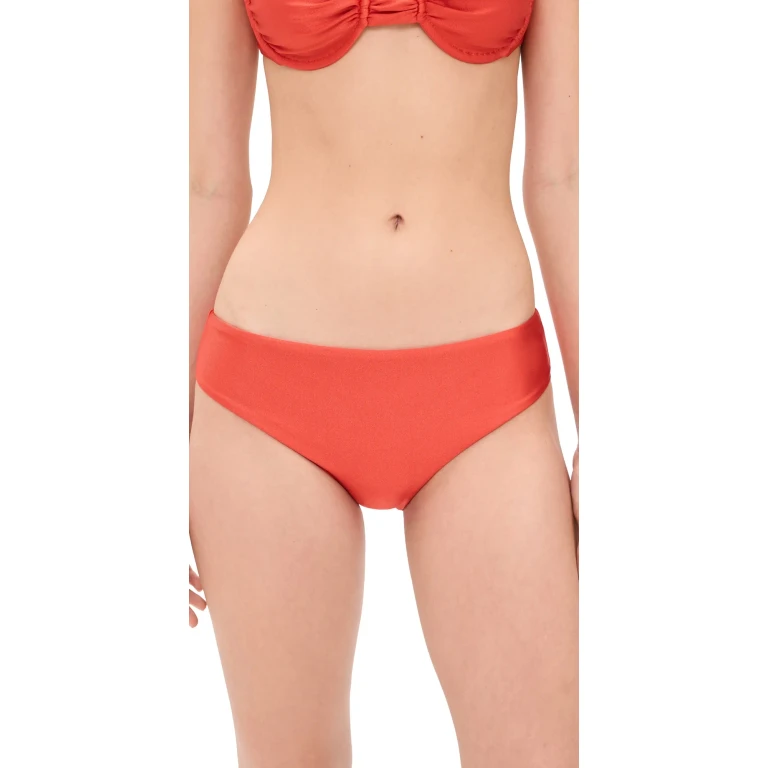 JADE Swim Daya Bikini Bottoms Persimmon Sheen S