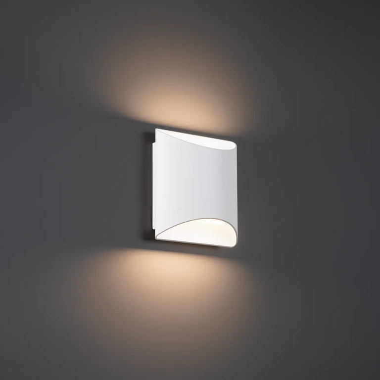 White LED Wall Sconce from the Duet Collection
