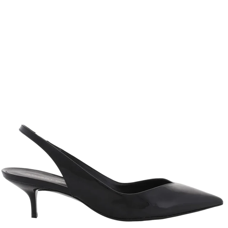 Stuart Weitzman Eva Patent Leather Slingback Pumps