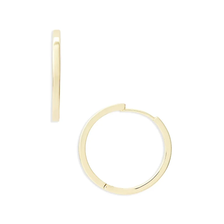 Shashi Timeless Hoop Earrings in 14K Gold Plated