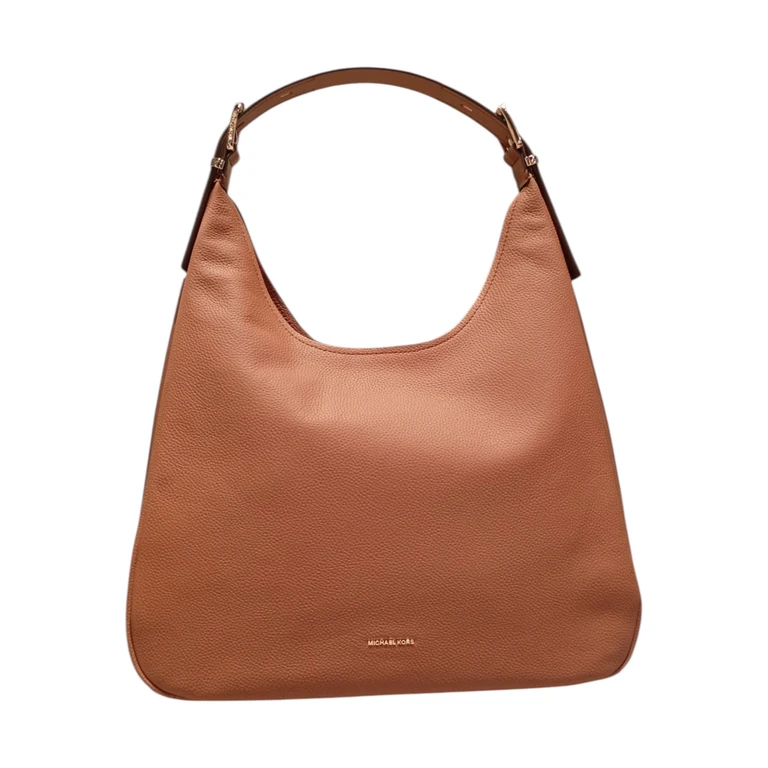 Michael Kors Lg Hobo Shldr Brown Calf Leather Bag - Women