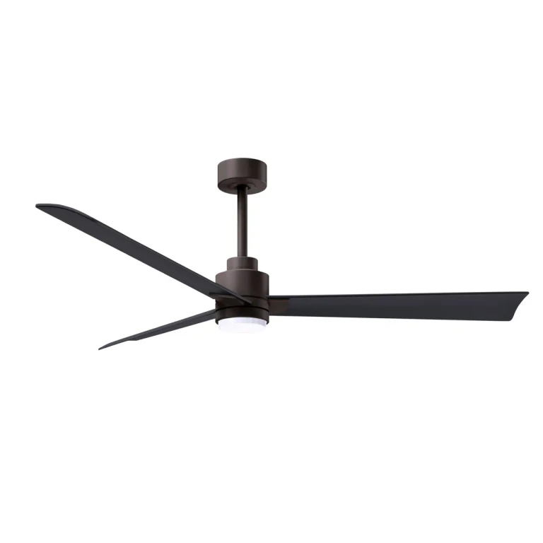 Textured Bronze 56" Ceiling Fan from the Alessandra - LK Collection