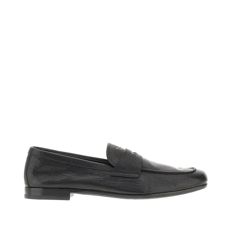 PRADA Leather loafers Man 9