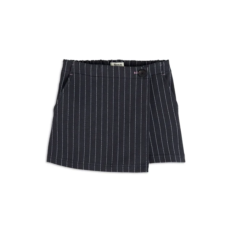 Scotch & Soda Girls' Pinstriped Skort - Little Kid, Big Kid