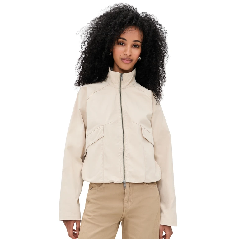 Joe's Jeans The Zip Bubble Jacket Stone M