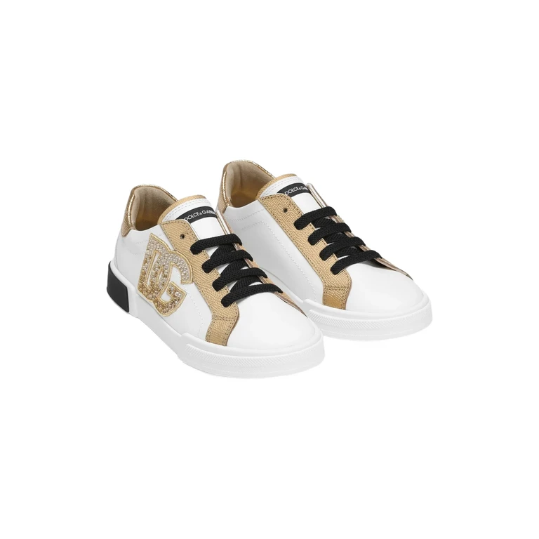 Dolce & Gabbana Kids Sneaker Bassa White Calzature - Kids
