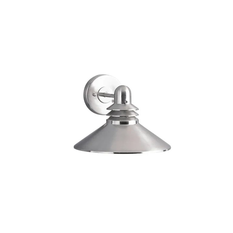 Grenoble 1-Light 8" Outdoor XLarge Wall in Brushed Nickel