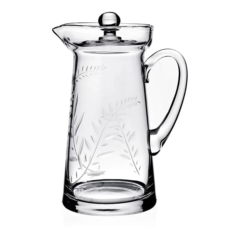 William Yeoward Crystal Jasmine Covered Pitcher, 2.5 pt.