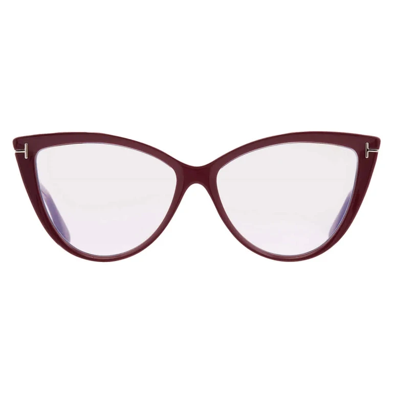 Tom Ford Blue Light Bock Cat Eye Ladies Eyeglasses FT5843-B 074 56