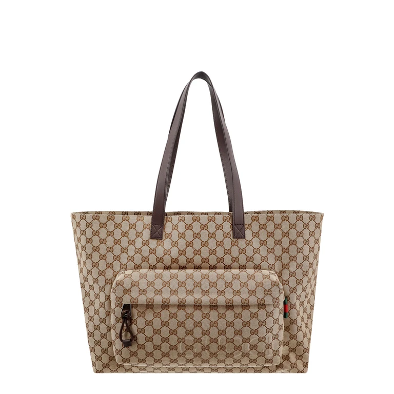 Gucci Gg Fabric Shopping Bag