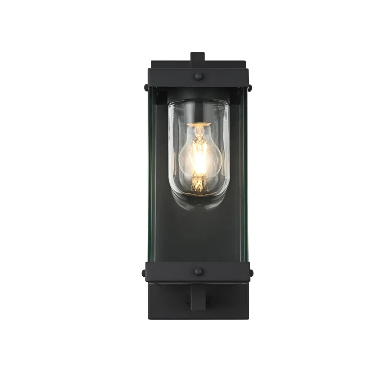 Black Outdoor Wall Sconce from the Keaton Collection