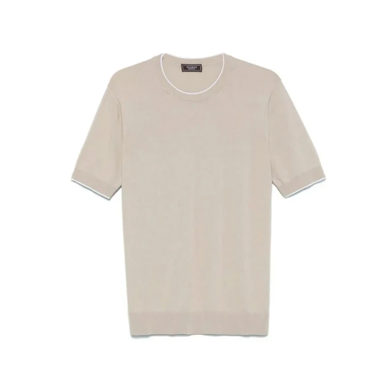 Peserico Pull Col Rond - Marron