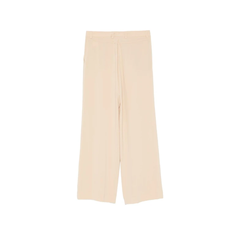 Alberto Biani Trousers Camel Cotton - Women