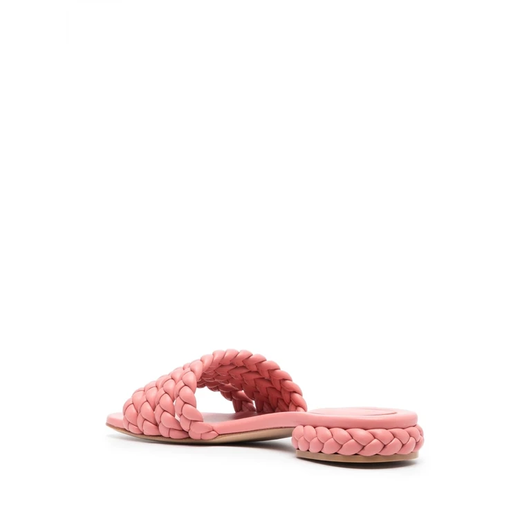 Gianvito Rossi Ischia Nappa Pink & Purple Leather Calzature - Women