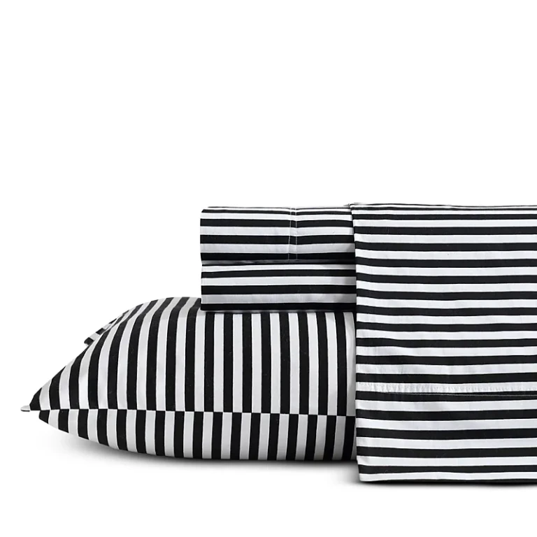 Marimekko Ajo Cotton Percale Four Piece Sheet Set, Full